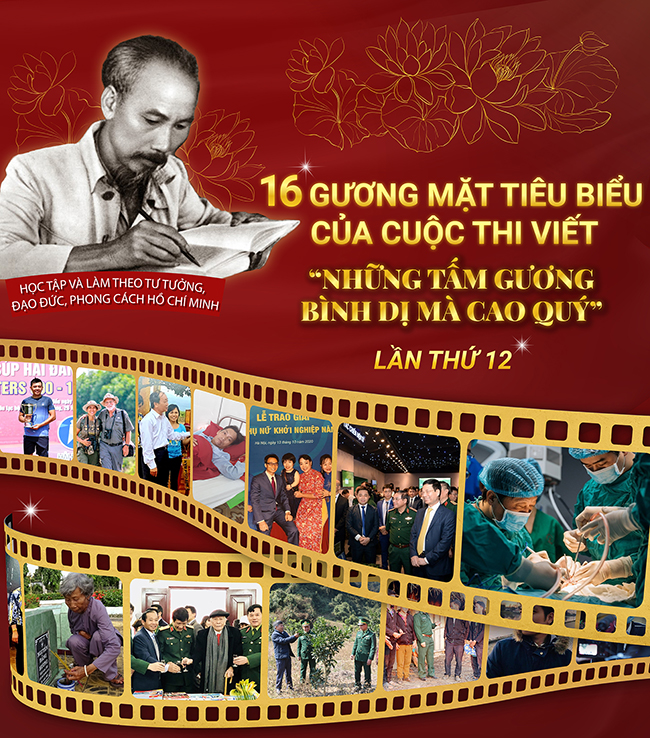 16 gương mặt tiêu biểu của Cuộc thi viết 